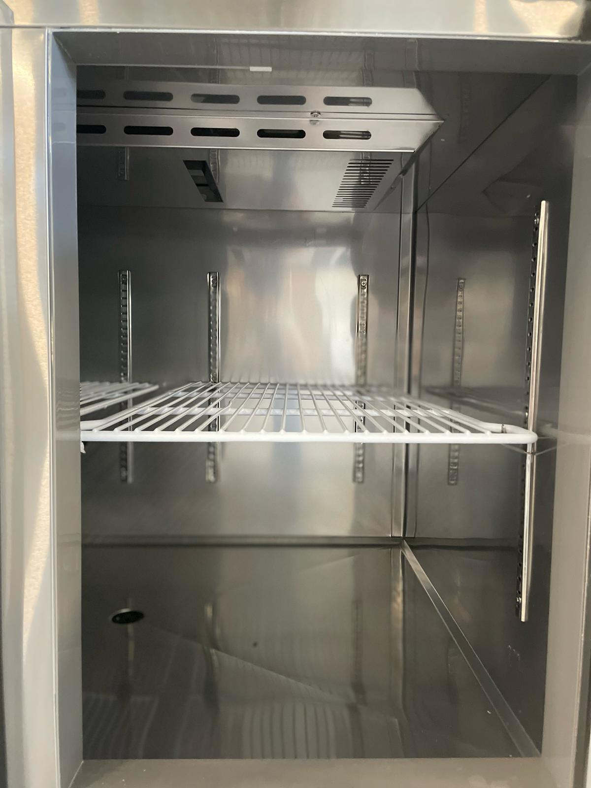 Koelwerkbank | RVS | Geventileerd | 2 Deurs | 120CM | Poten