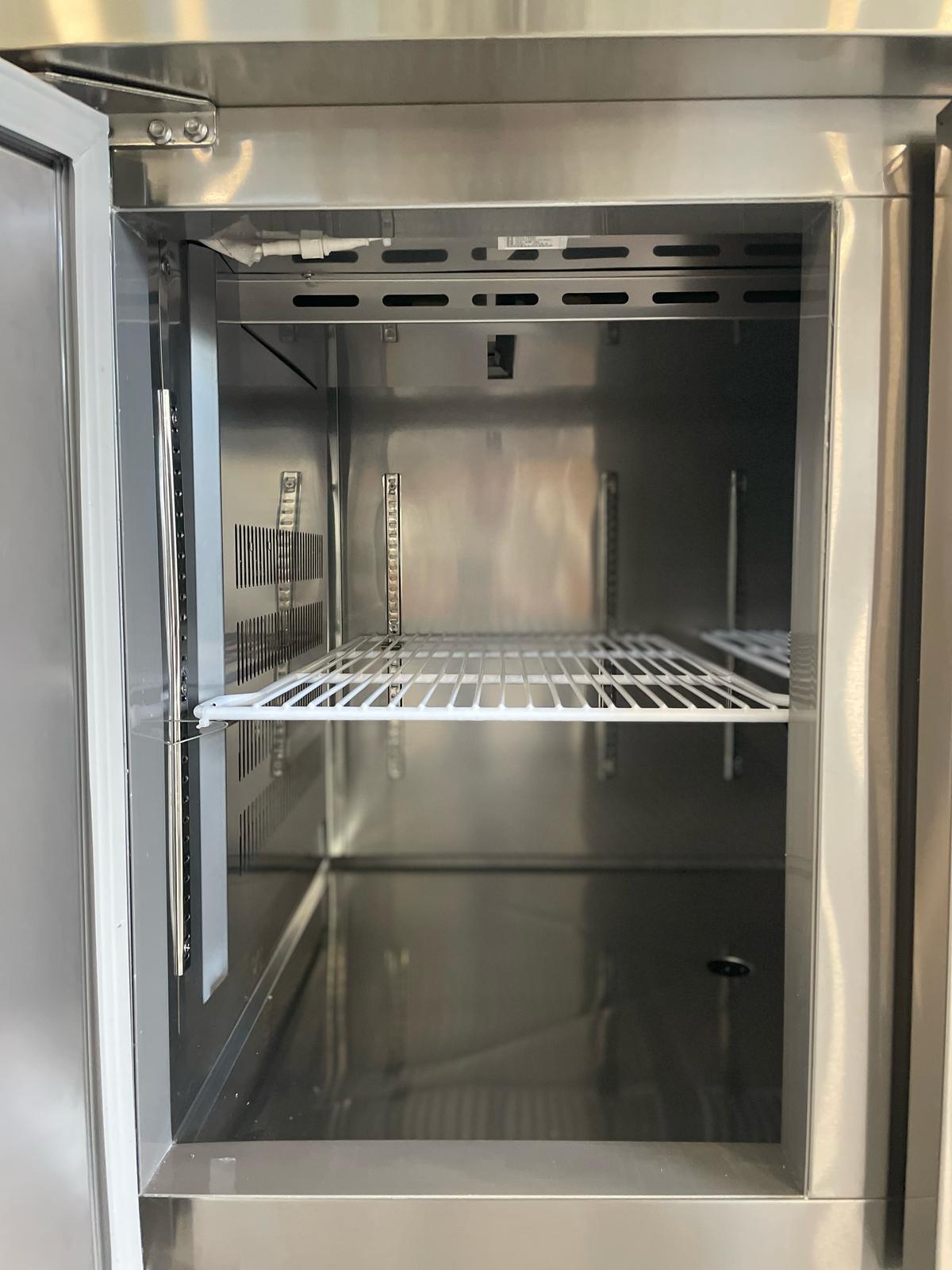 Koelwerkbank | RVS | Geventileerd | 2 Deurs | 120CM | Poten