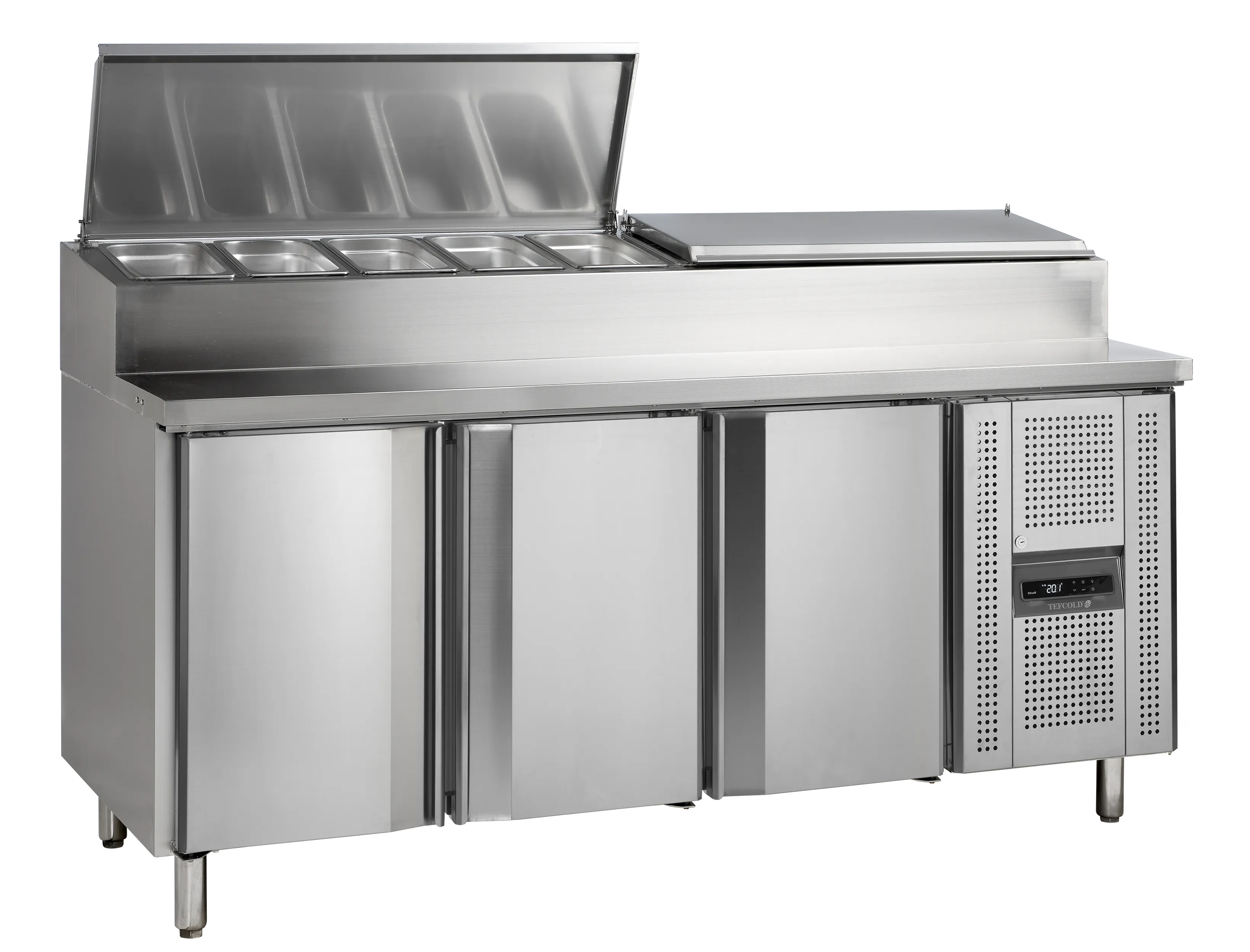 Tefcold SS7300 Saladette-koelwerkbank GN 1/1