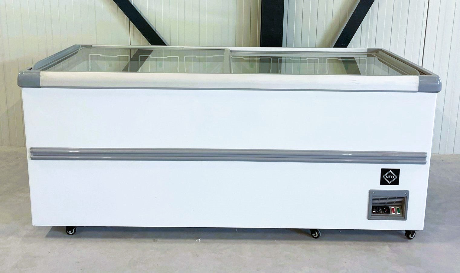 Supermarkt Vrieskist | 550L | Wit | -18°C/-23°C | Statisch | Schuifdeksels | 1615x815x840(h)mm