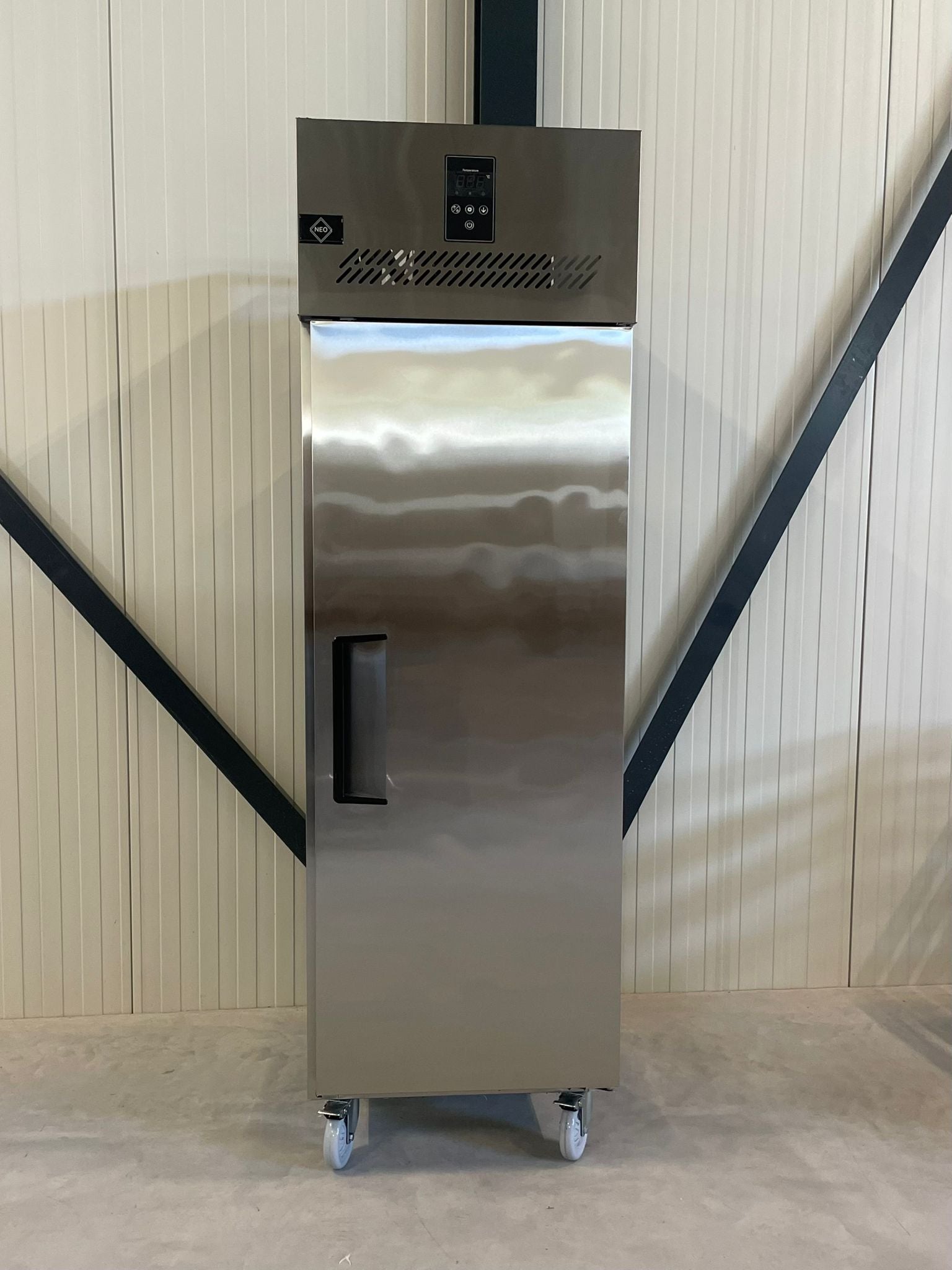 Koelkast | 500L (2/1 GN) | RVS | Geventileerd | 620x760x1980(h)mm | Wielen (geremd)